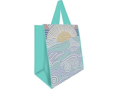 Mallory Renee Lines of the Sun Reusable Shopping Bag, 16.5 x 14, Multicolor (R205-194-4)