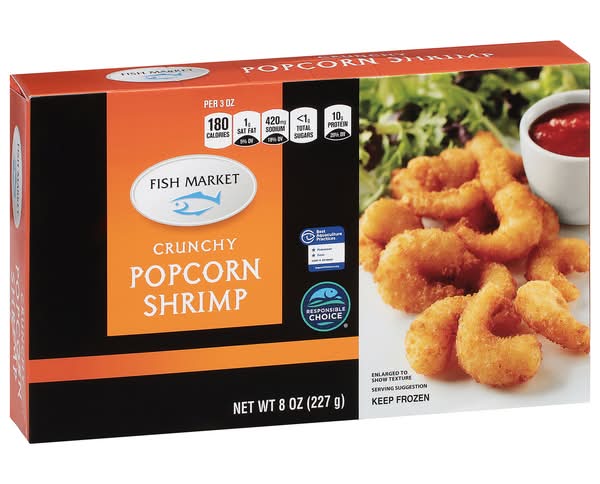 Fish Market Crunchy Popcorn Shrimp (8 oz)
