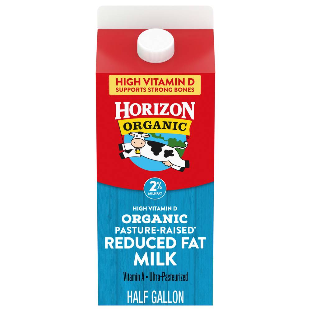 Horizon Organic Pasture Raised Reduced Fat Milk (1.9 L)