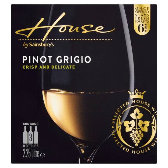 Sainsbury's House Pinot Grigio White Wine (2.25L)