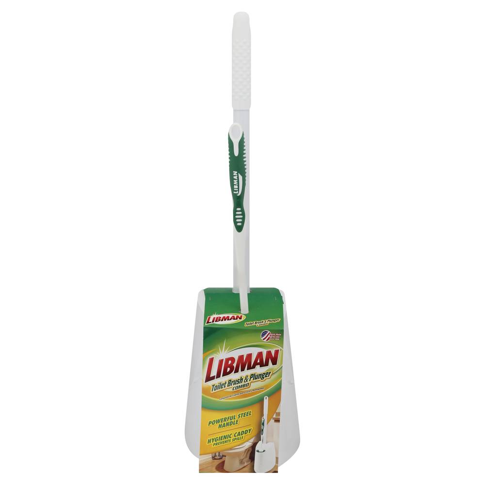 Libman Toilet Brush & Plunger Combo (1 set)