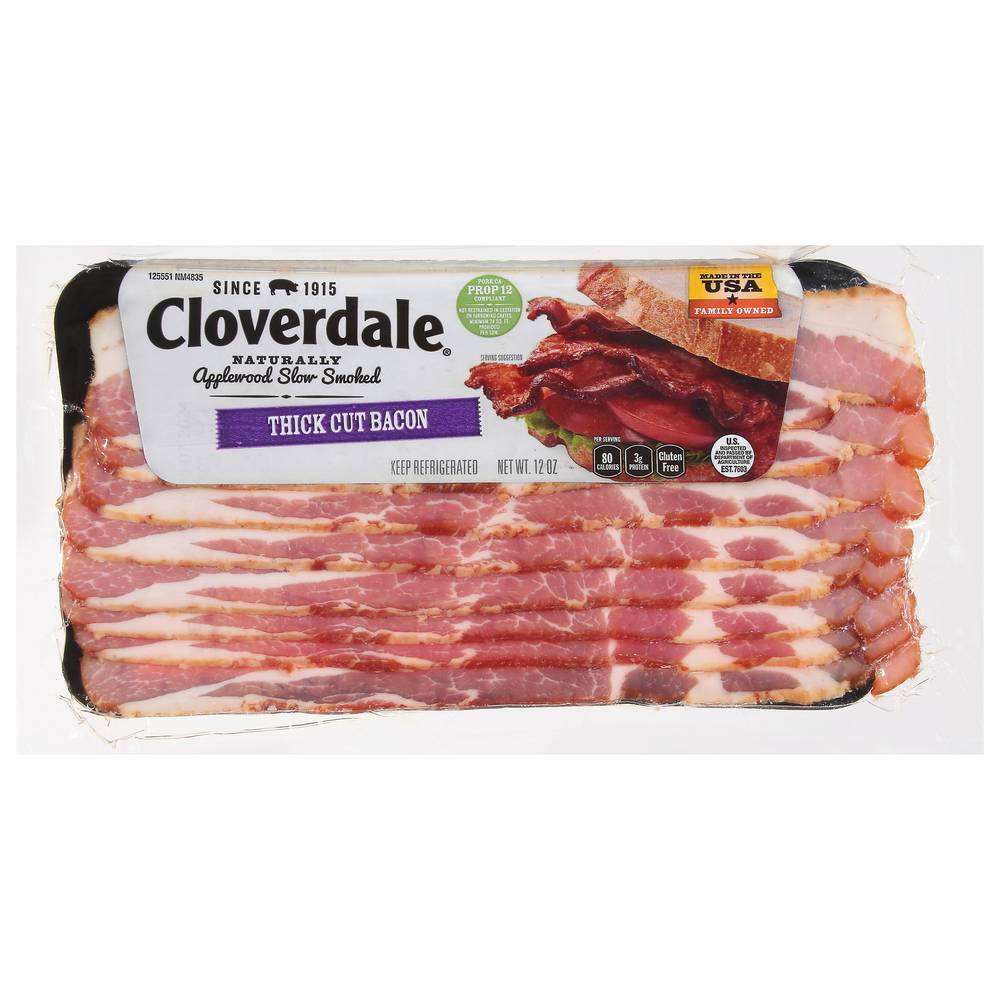 Cloverdale Thick-Cut Bacon (12 oz)