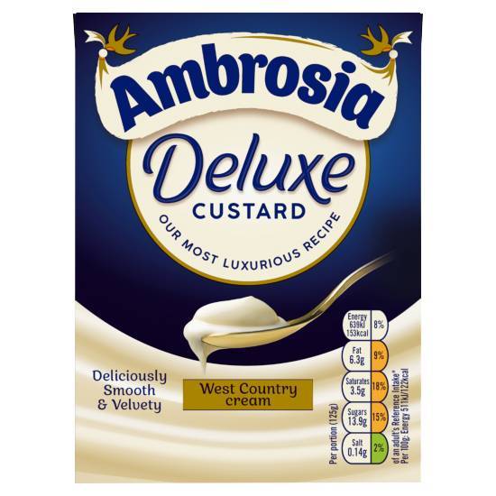Ambrosia Deliciously Smooth & Velvety Deluxe Custard (750g)