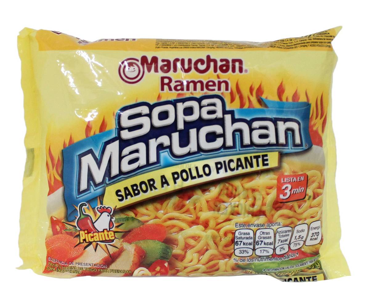 Maruchan · Sopa ramen sabor pollo picante (85 g)