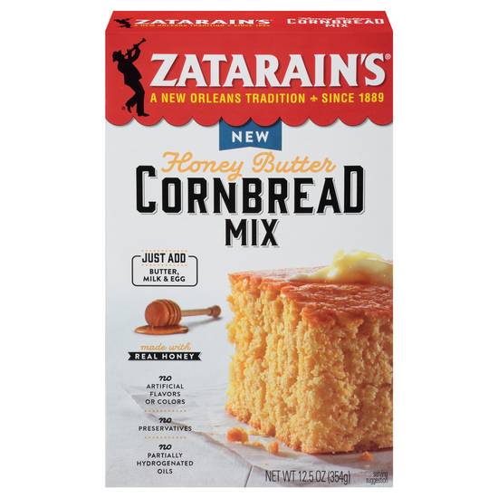 Zatarain's Honey Butter Cornbread Mix