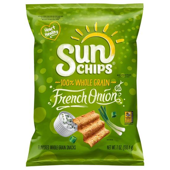 Sun Chips 100% Whole Grain Snacks (french onion )