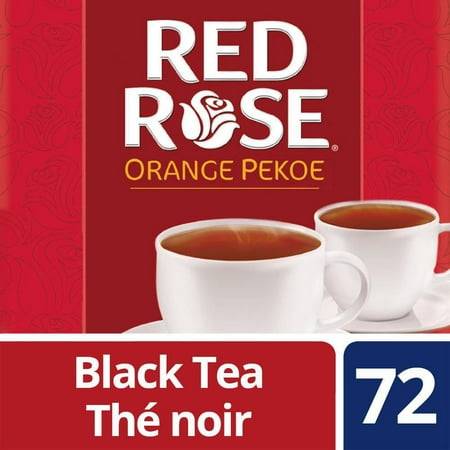 Red Rose Pekoe Black Tea Bags, Orange (72 ct)