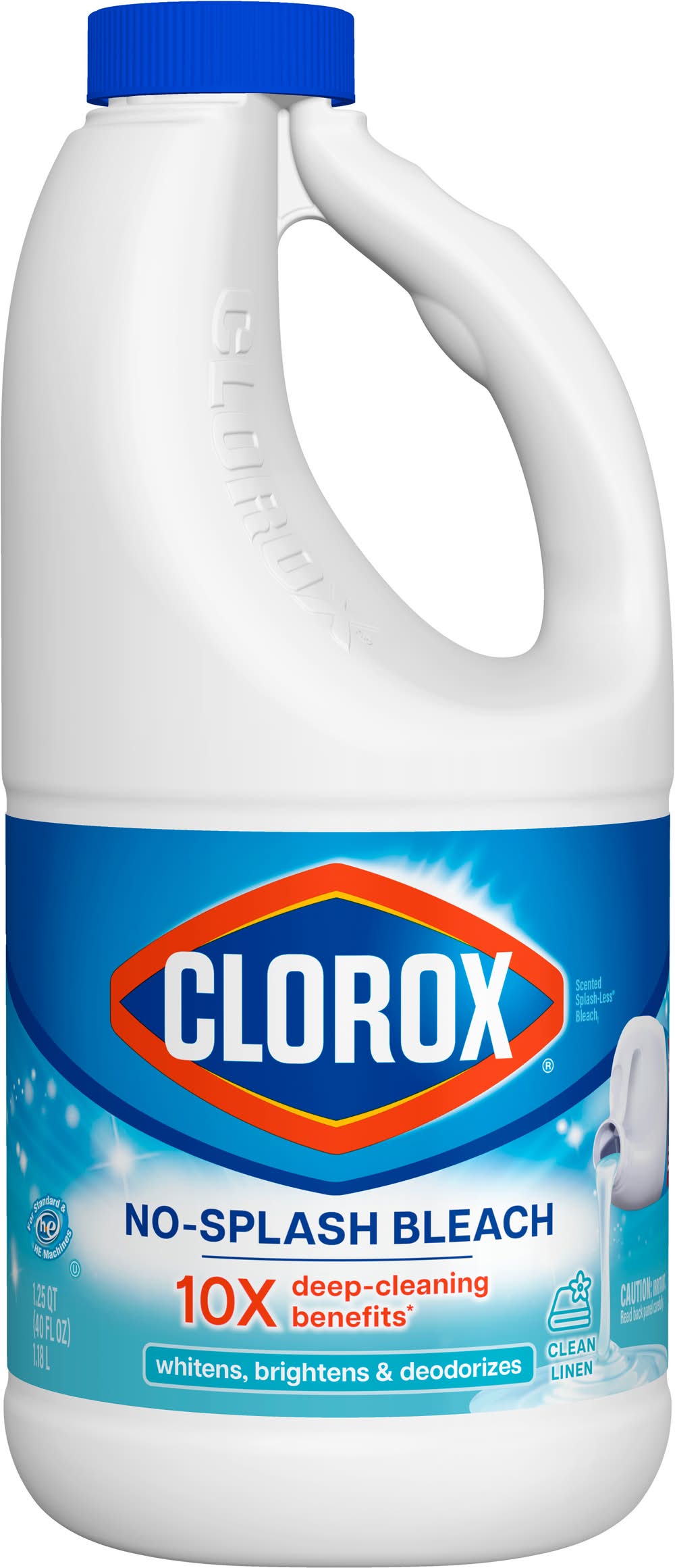 Clorox Clean Linen Scented Splash-Less Formula Bleach (40 fl oz)