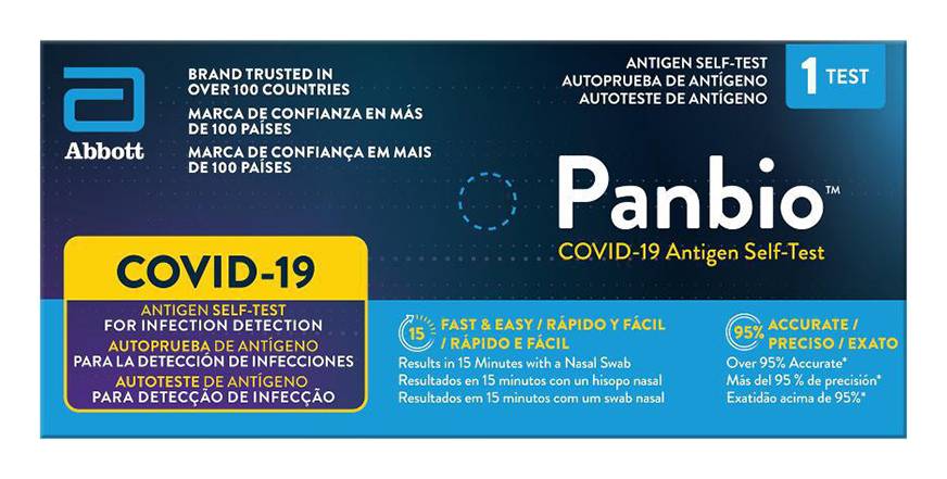 Abbott · Panbio autoprueba de antígeno covid-19