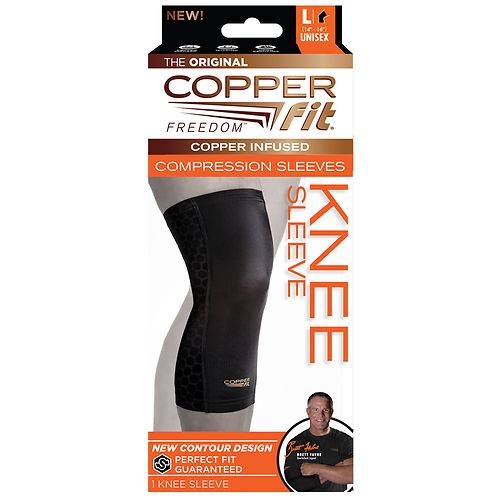 Copper Fit Freedom Knee Sleeve LG - 1.0 EA