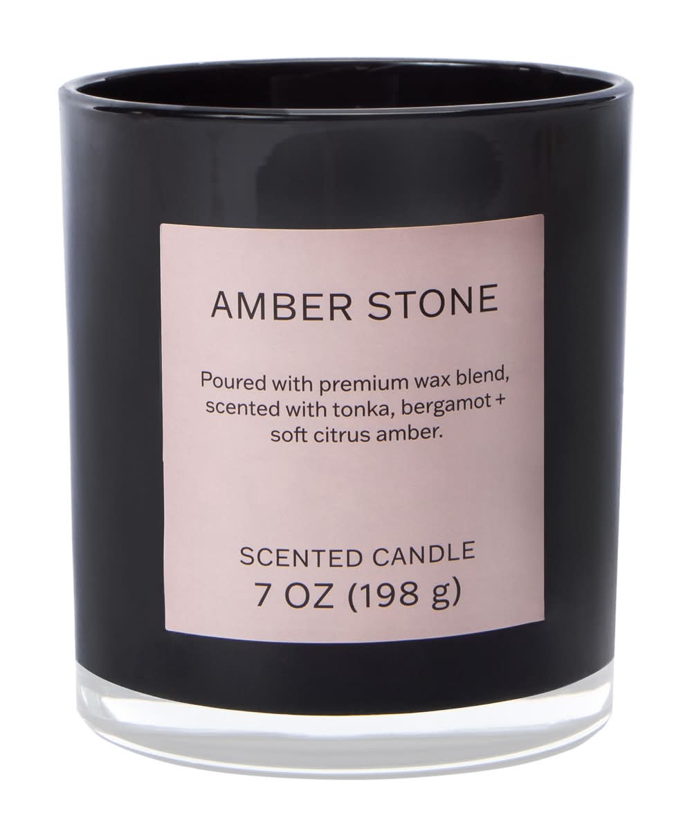 Premium Scented Candle 7oz Amber Stone