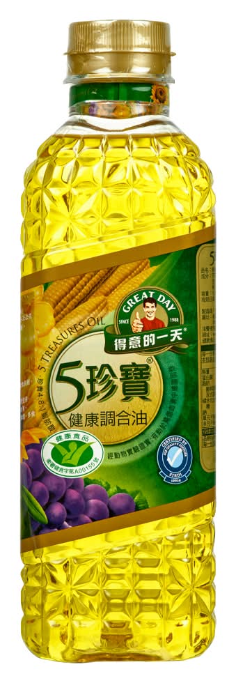 得意的一天五珍寶健康油600ml <600ml毫升 x 1 x 1Bottle瓶>