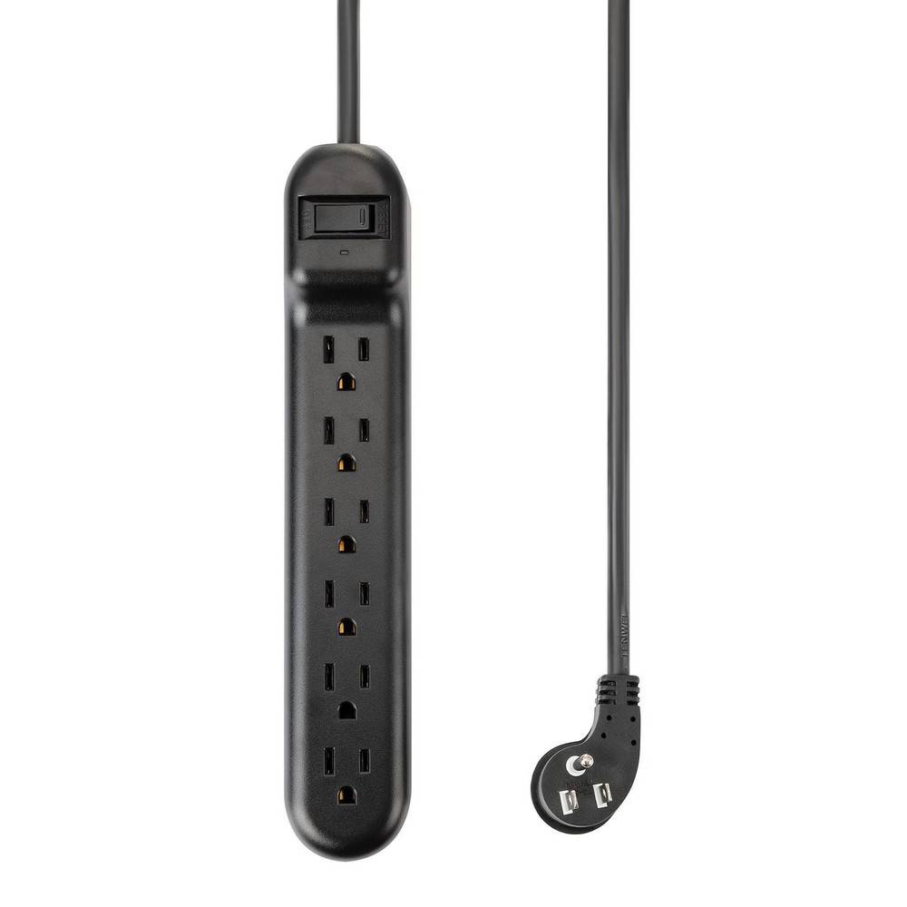 Blackweb 6 Outlet Surge Protector Black (1 unit)