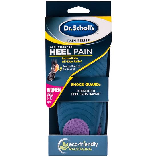 Dr. Scholl's Women's Heel Pain Relief Orthotics, Size 5-12, 1 pair