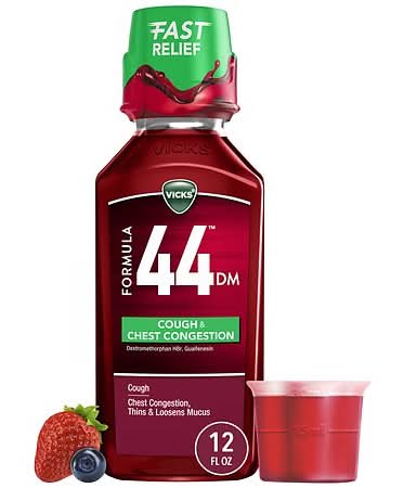 Vicks Cough & Chest Congestion Liquid Cherry Berry (12 fl oz)