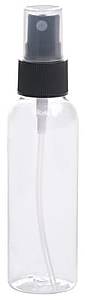 Excello Global Products Plastic Travel Toiletry Tube, Clear-Black