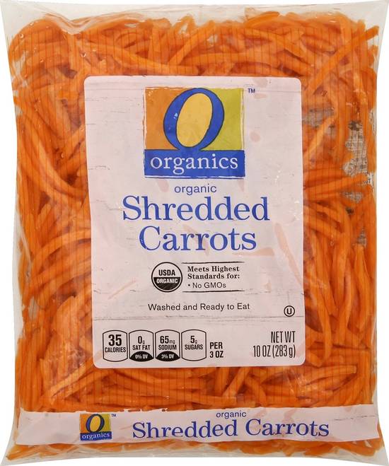 Order O Organics · Organic Shredded Carrots (10 oz) food online from Safeway store, Eureka on bringmethat.com