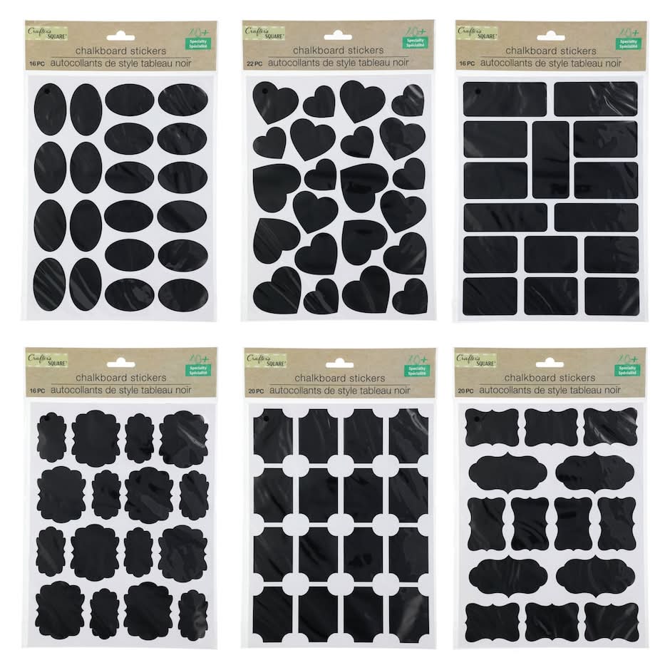 Crafters Square Chalkboard Stickers