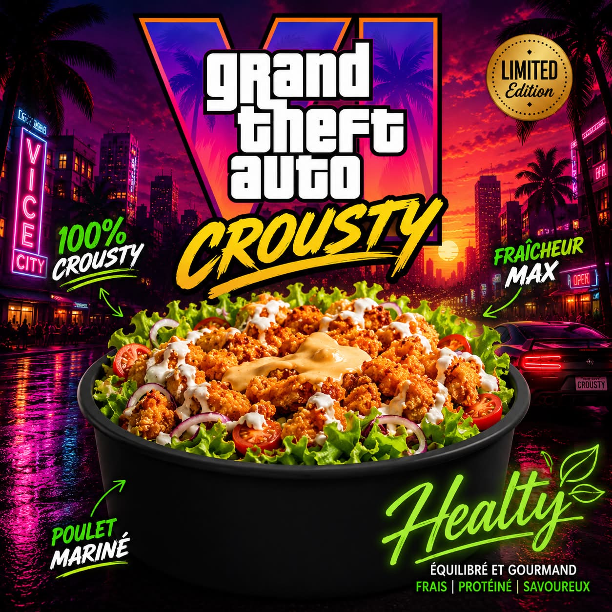 CROUSTY BOWL HEALTHY🍗🥗 Edition GTA 6