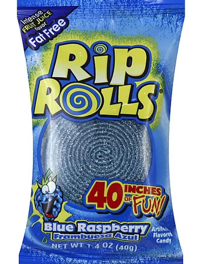Rip Rolls Blue Raspberry