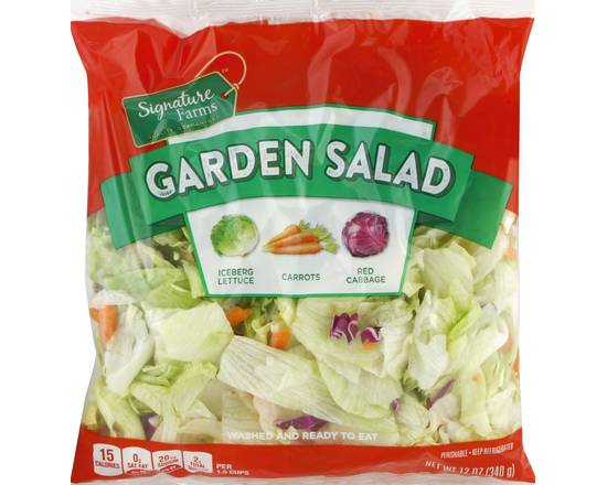 Order Signature Farms · Garden Salad (12 oz) food online from Safeway store, Butte on bringmethat.com