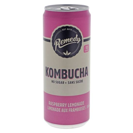 REMEDY Kombucha Raspberry Lemon (330 mL)