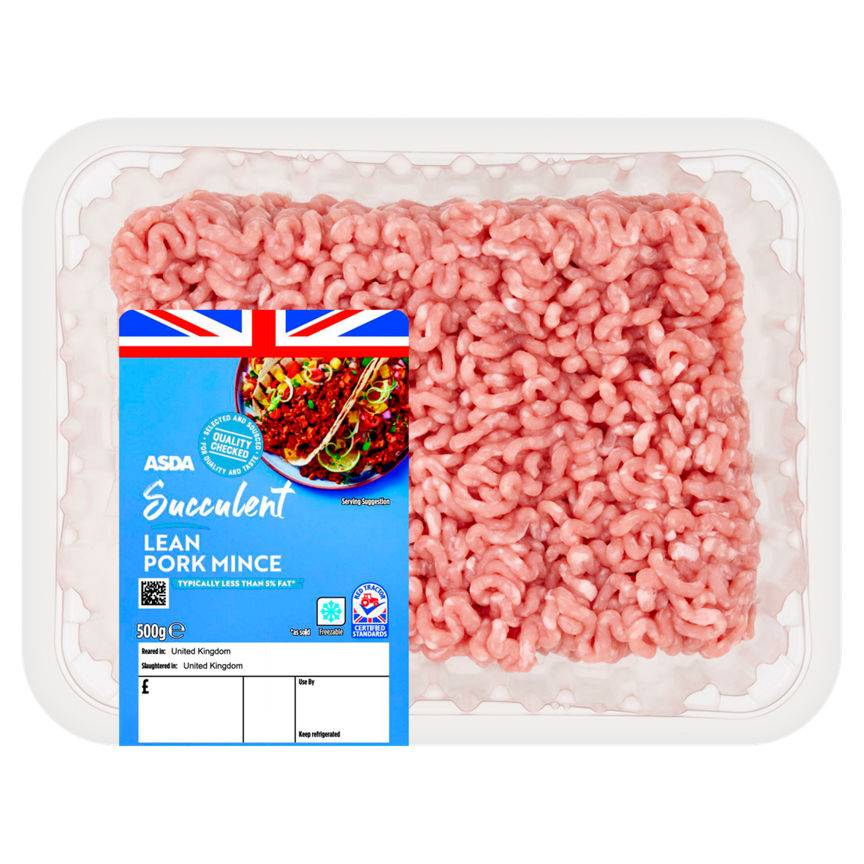 Asda Succulent Lean Pork Mince 500g