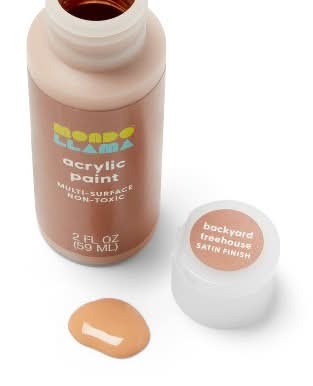 2oz Satin Acrylic Paint Backyard Treehouse - Mondo Llama™