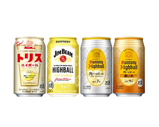 355403：【Uber限定】ハイボール4本飲み比べセット / High-Ball Set