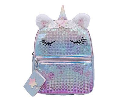 Pastel Sequin Caticorn Mini Backpack