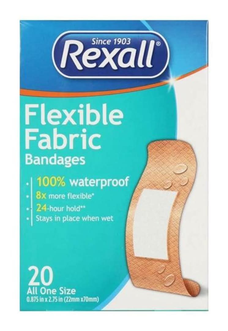 Rexall Flexible Fabric Bandages 20 Ct