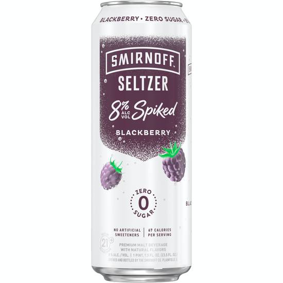 Smirnoff Spiked Blackberry Seltzer (23.5 fl oz)
