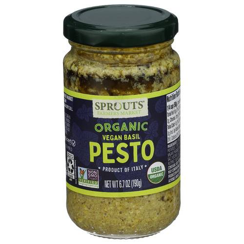 Sprouts Organic Vegan Basil Pesto