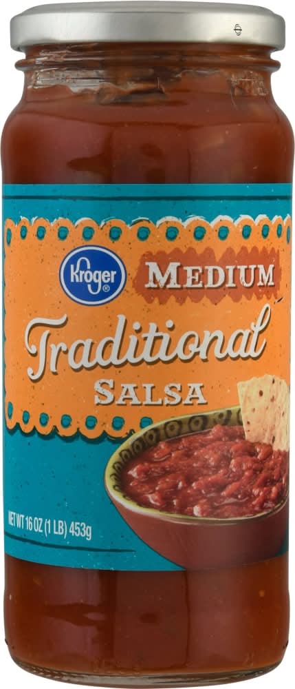 Kroger Traditional Salsa, Medium (16 oz)