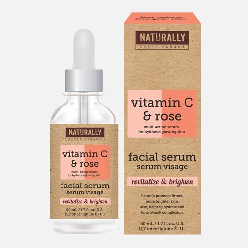Vitamin C and Rose Facial Serum by Naturally