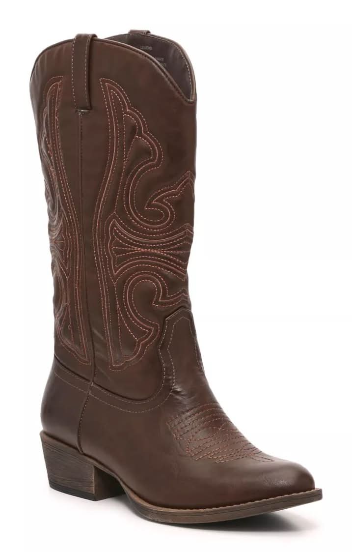 Coconuts By Matisse Legend Cowboy Boot (Dark Brown Medium Width, Standard Calf - 6)