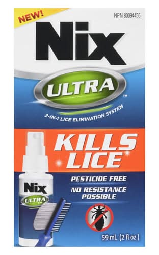 Nix Ultra 2-in-1 Lice Elimination System (59 ml)