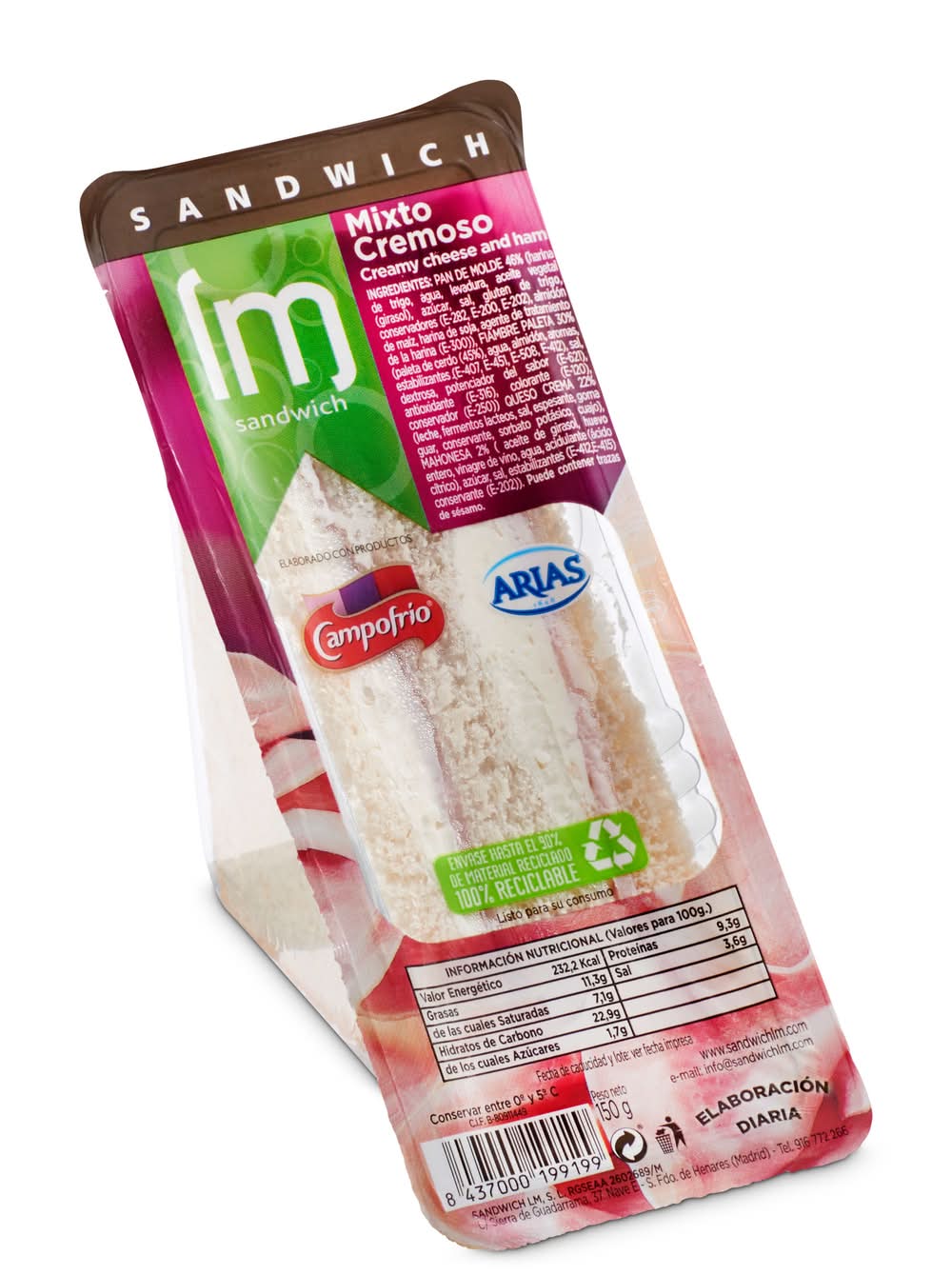 Sándwich Mixto Cremoso Lm 150 G