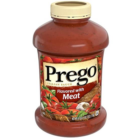 Prego Italian Sauce Flavored With Meat Sauce