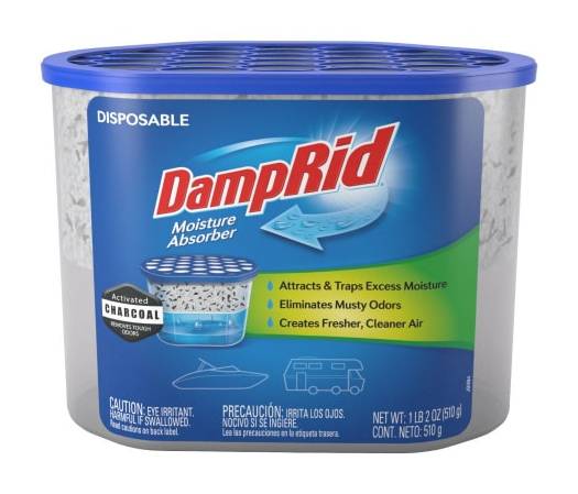 Damp Rid Disposable Moisture Absorber With Activated Charcoal For Boats & Rvs