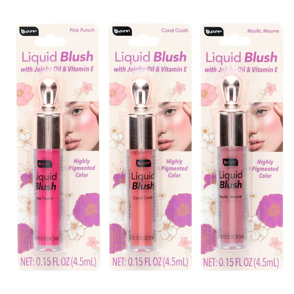 B.Color Liquid Blush, Assorted (0.15 fl oz)