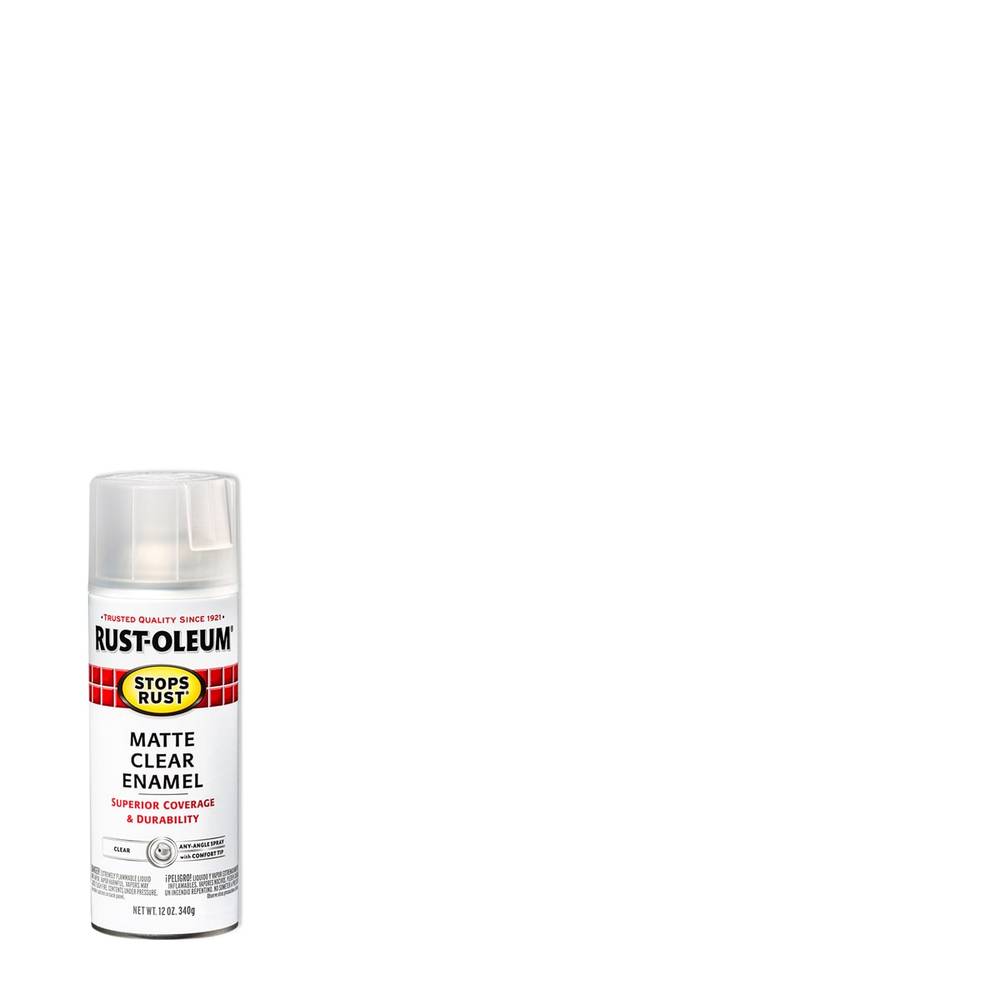 Rust-Oleum Stops Rust Matte Clear Spray Paint (NET WT. 12-oz) | 285093