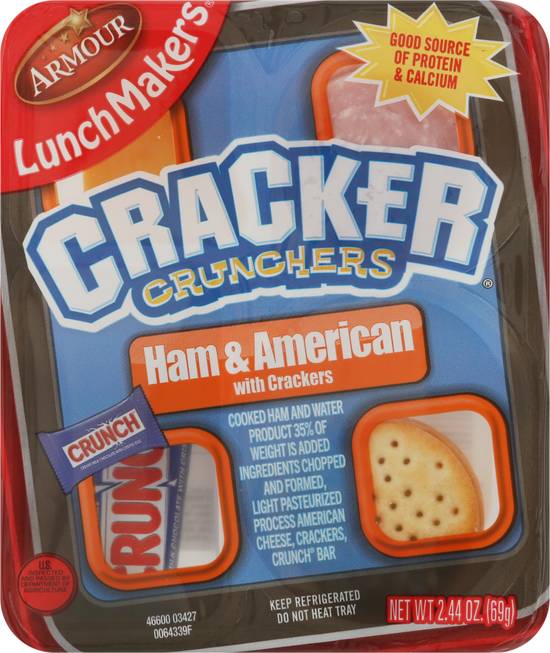 Armour Lunchmakers Ham Cracker Crunchers With Crunch Bar