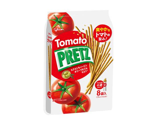 252437：グリコトマトプリッツ8袋 / Glico Tomato Pretz×8