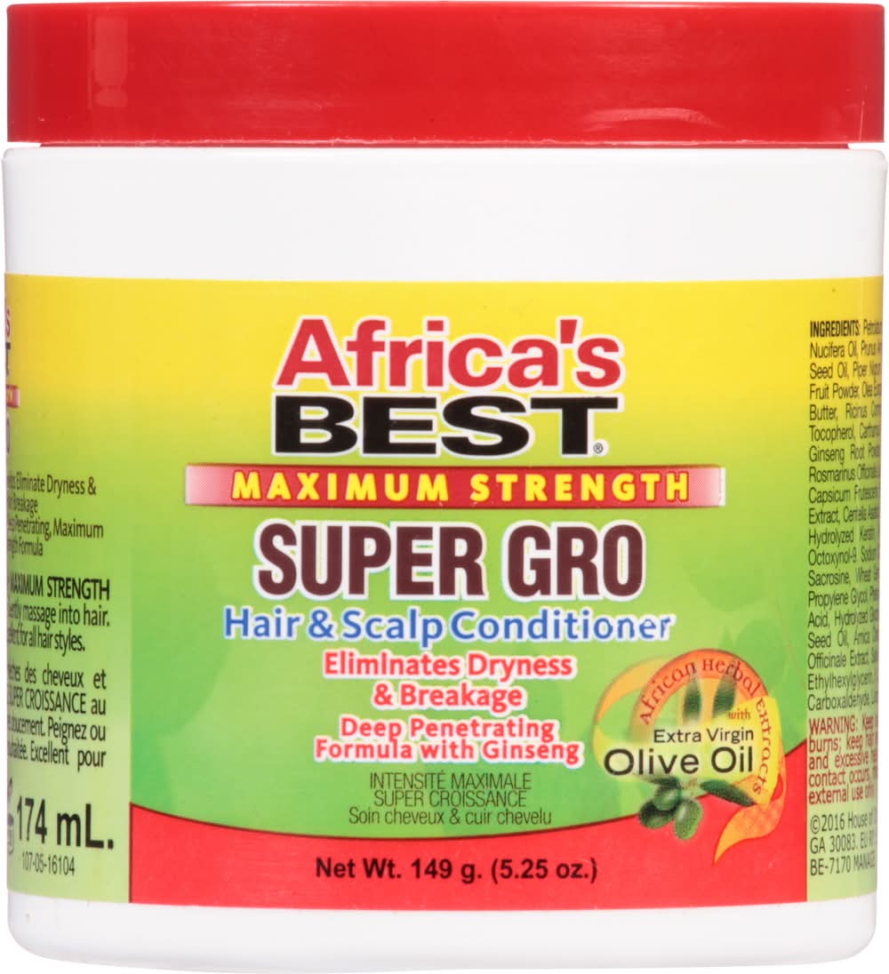 Africa's Best Super Gro Hair & Scalp Conditioner With Ginseng (5.2 oz)