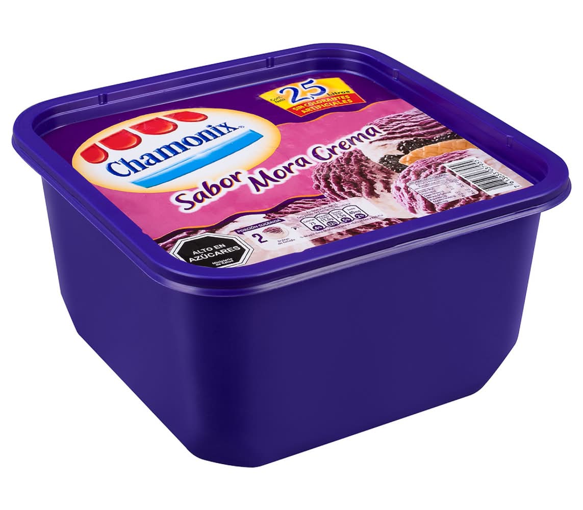 タッパーウェア　　★icecream★ Chamonix Helado sabor mora crema de entrega cerca de mí | Haz un