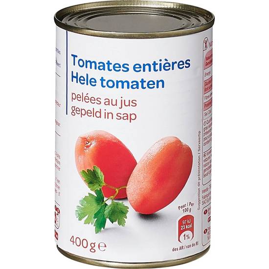 Simpl - Tomates entières pelées au jus