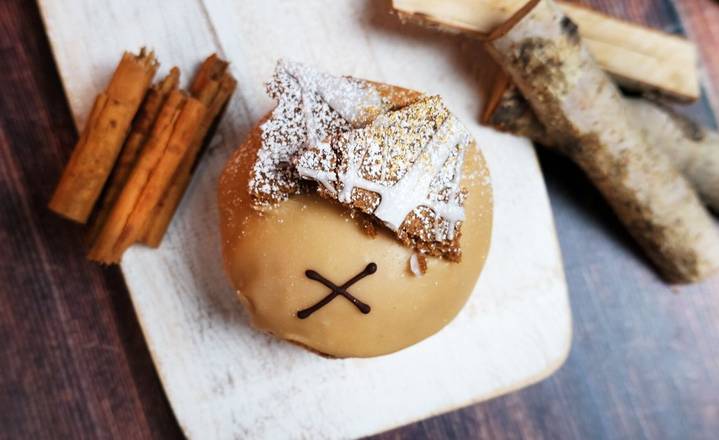 Vegan Speculoos Christmas Doughnut