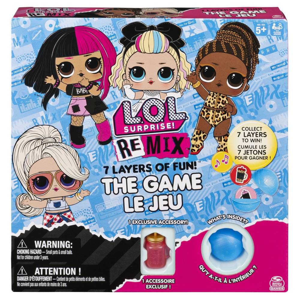 L.o.l. Surprise Remix 7 Layers Of Fun Board Game