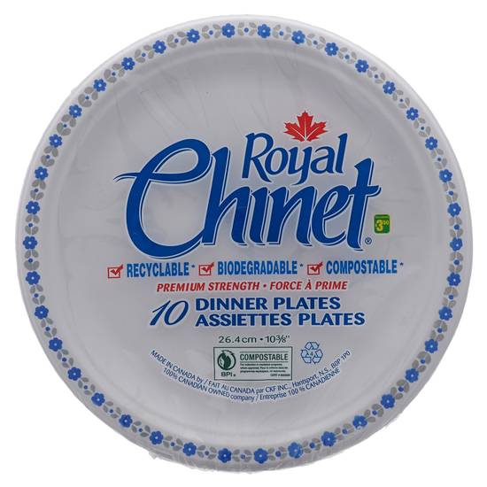 Royal Chinet Royal Chinet 10.375" Dinner Plates, 10Pk (10.375"/10 ct)